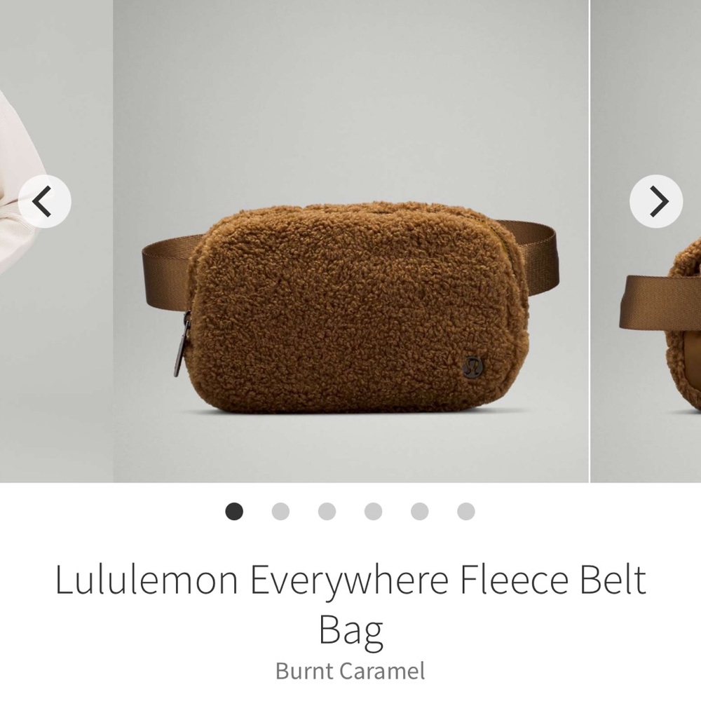 NWT Lululemon Everywhere Belt Bag *Fleece in Burnt Caramel